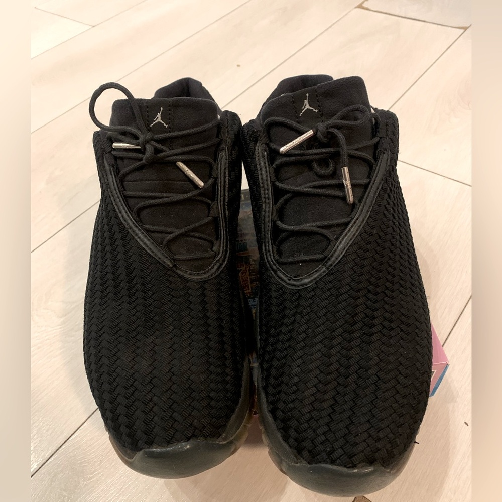 Jordan Men’s All-Black Woven Sneakers